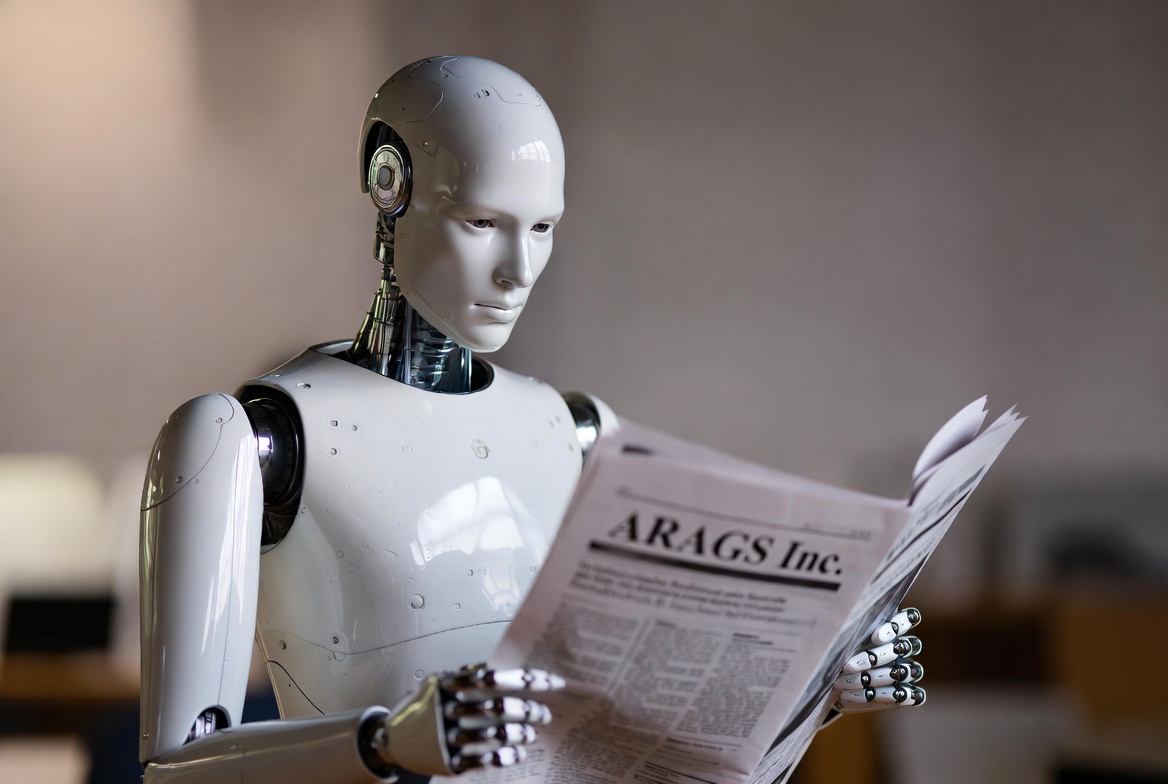 ARAGS AI agent reading the latest news