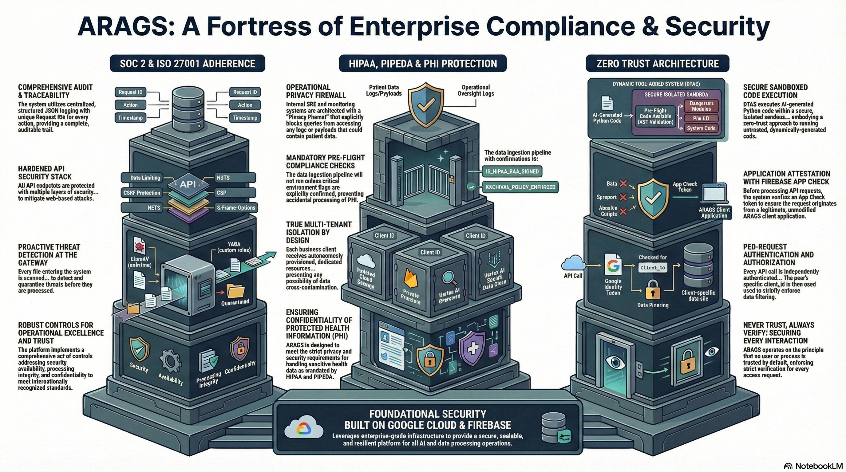 ARAGS Compliance Framework - HIPAA, PIPEDA, SOC 2, GDPR